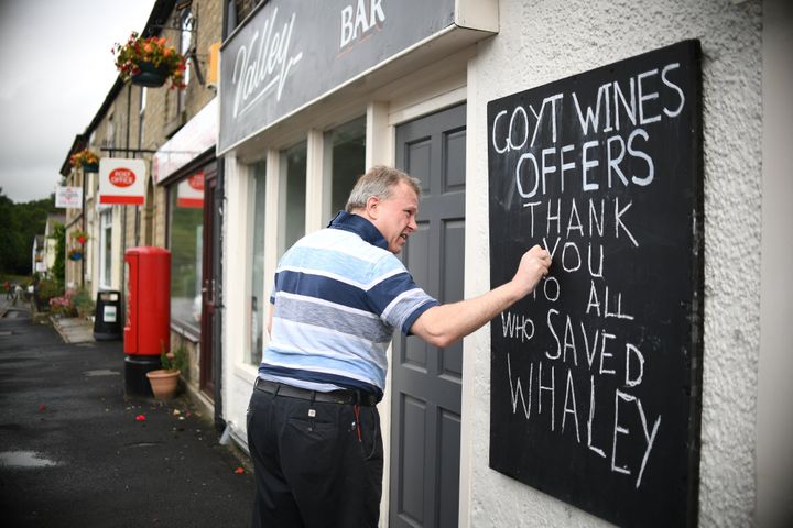 Malcolm Swets, manager of Goyt Wines, writes a thank you note.