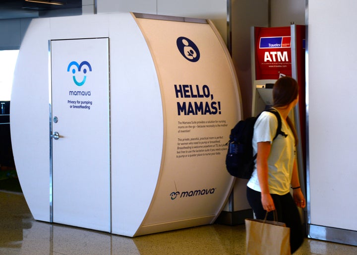 Vancouver International Airport just added a new breastfeeding pod (like this one at New York's John F. Kennedy's International Airport) to its U.S. terminal.