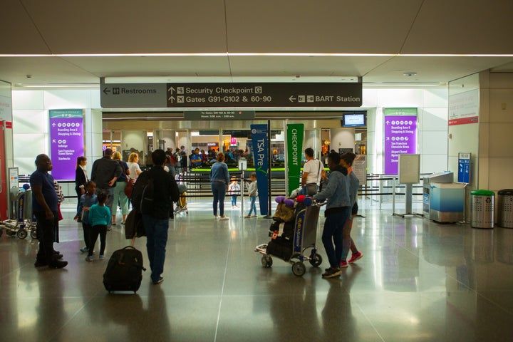 The international terminal at San Francisco International Airport.