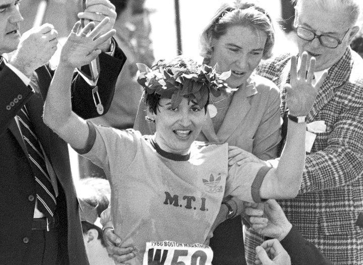 Rosie Ruiz was stripped of her title eight days after the race. Canadian Jacqueline Gareau was declared the rightful winner a