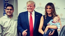 Trump Slammed For Tone-Deaf 'Photo-Op' With El Paso Orphan
