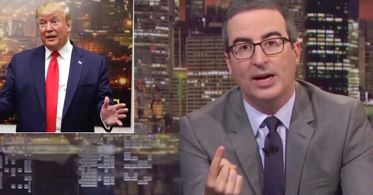 John Oliver Rips Trump's El Paso Visit: ‘Bare Minimum Of Being A F ...