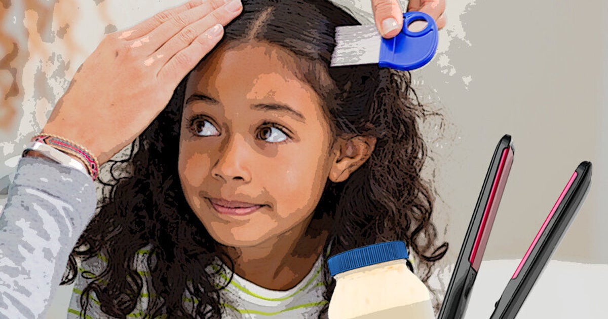 How To Properly Treat Head Lice (Because Hair Straighteners And Mayo