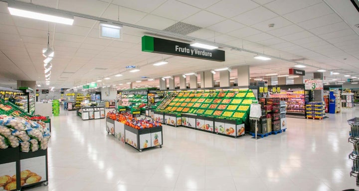 Nueva sección de frutería de Mercadona.