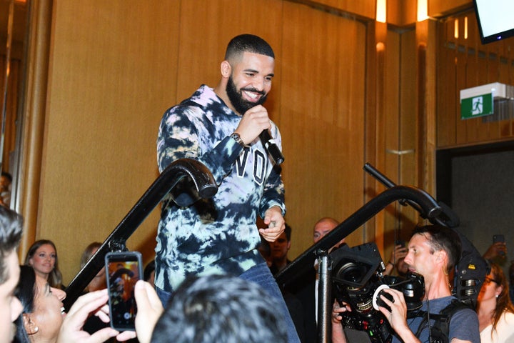 Drake at the Uninterrupted Canada launch on Aug. 2, 2019.