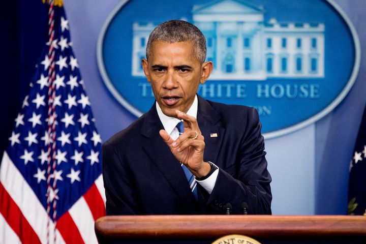 President Barack Obama speaks at the White House about a Supreme Court decision on immigration on June 23, 2016.