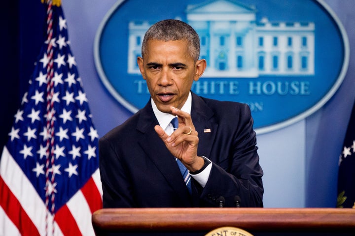 President Barack Obama speaks at the White House about a Supreme Court decision on immigration on June 23, 2016.