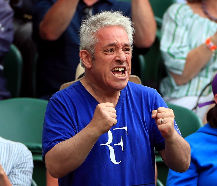 John Bercow at Wimbledon earlier this year.