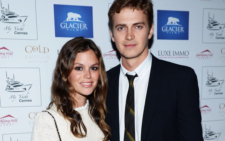 Rachel with ex Hayden Christensen 