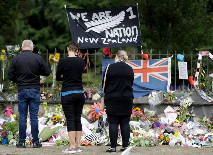 Christchurch's Botanical Gardens was filled with floral tributes in the wake of the attack