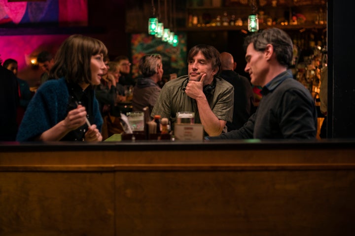 Richard Linklater directs Cate Blanchett and Billy Crudup in a scene from "Where'd You Go, Bernadette."