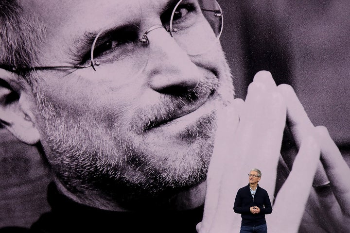 CUPERTINO, CA - SEPTEMBER 12: Apple CEO Tim Cook speaks during an Apple special event at the Steve Jobs Theatre on the Apple Park campus on September 12, 2017 in Cupertino, California. Apple is holding their first special event at the new Apple Park campus where they are expected to unveil a new iPhone. (Photo by Justin Sullivan/Getty Images)