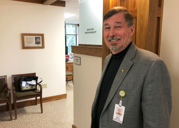 Here's Oregon state Sen. Brian Boquist (R), who said state police should "send bachelors and come heavily armed" if they tried to apprehend him after he left the state to prevent a vote on a climate change bill. Egads!