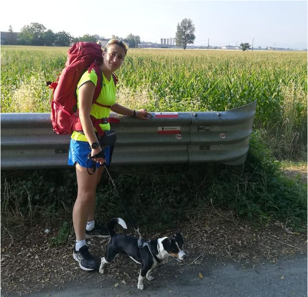 Pastorino and Kira traveled 422 miles on foot along the Via Francigena, the route once trod by medieval pilgrims.