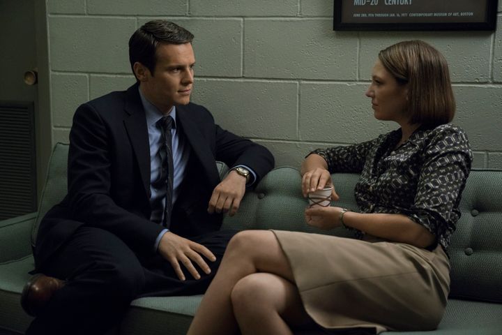 Jonathan Groff and Anna Torv star in "Mindhunter."
