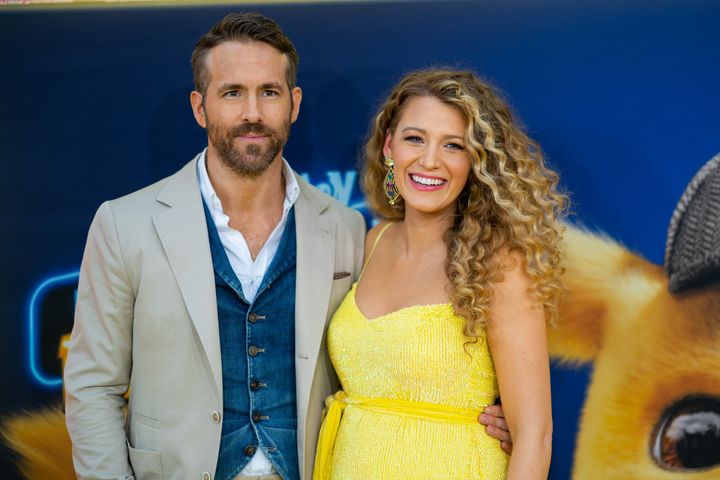 Ryan Reynolds and Blake Lively at the premiere of "Pokémon Detective Pikachu."