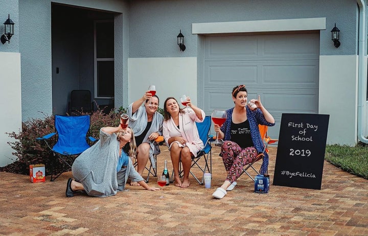 The women became fast friends after moving into the same neighborhood.