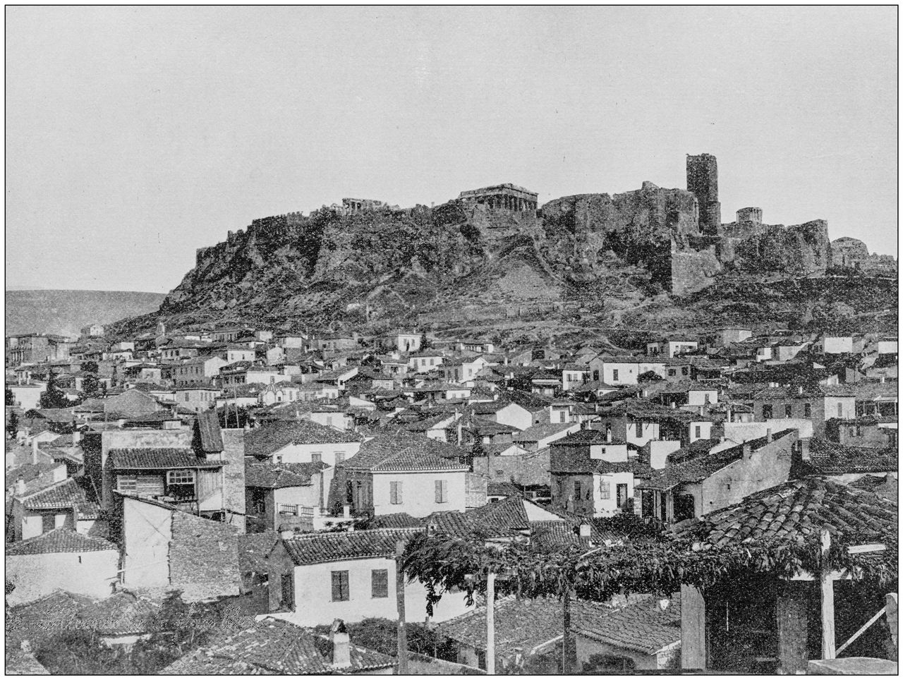 Η Αθήνα στις αρχές του προηγούμενου αιώνα.