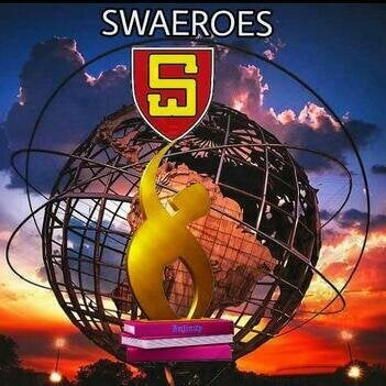 The Swaero logo shows a figure reaching for the sky, in a stylised S