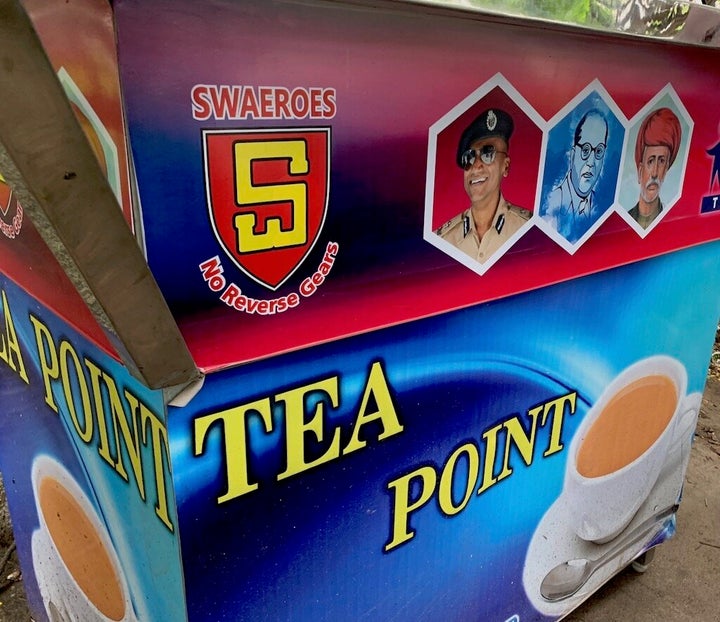 The Swaero tea point shops are one of the expressions of a new identity.