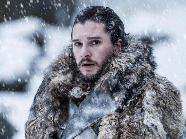 Kit Harington as Jon Snow... in the actual snow