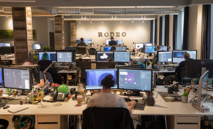 Les bureaux de Rodeo FX, situés dans la ville de Québec. 