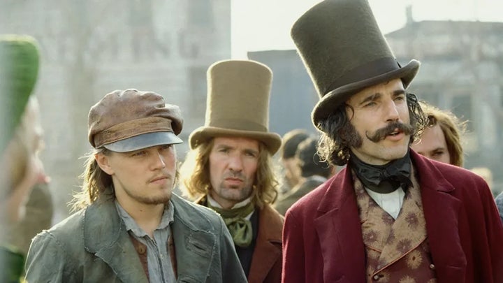 Leonardo DiCaprio and Daniel Day-Lews in "Gangs of New York"