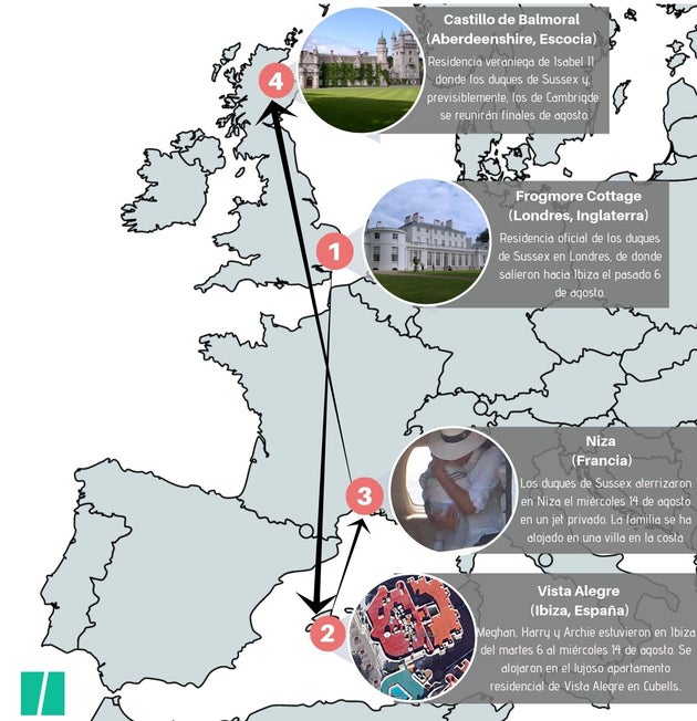 A dónde han ido y cuánto se han gastado Meghan Markle y el príncipe Harry en sus criticadas