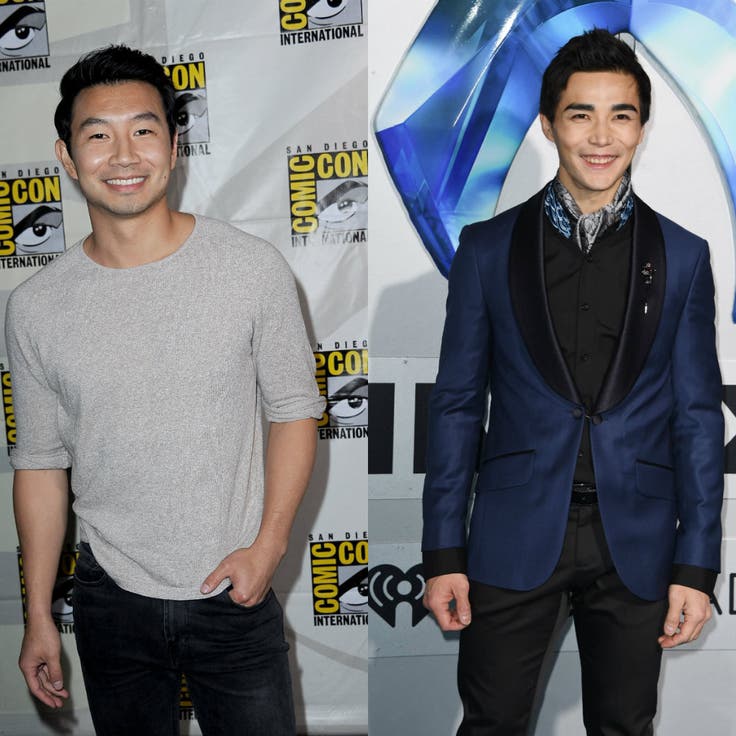 From left to right: Simu Liu, Ludi Lin