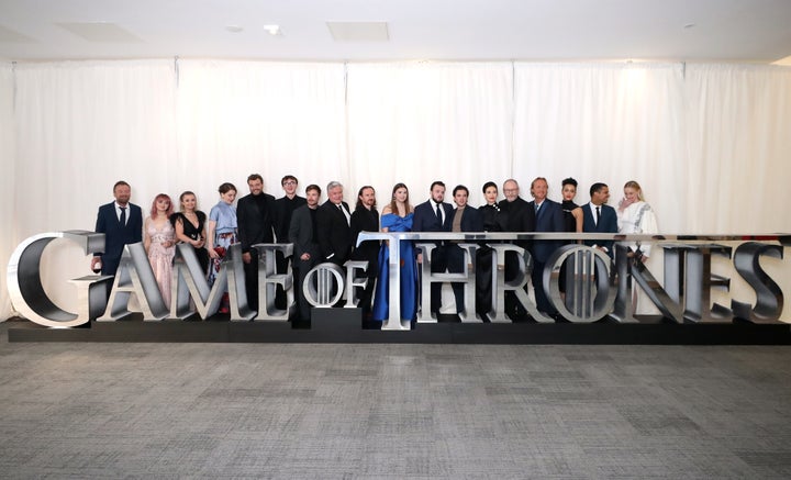 The cast and crew of Game Of Thrones.