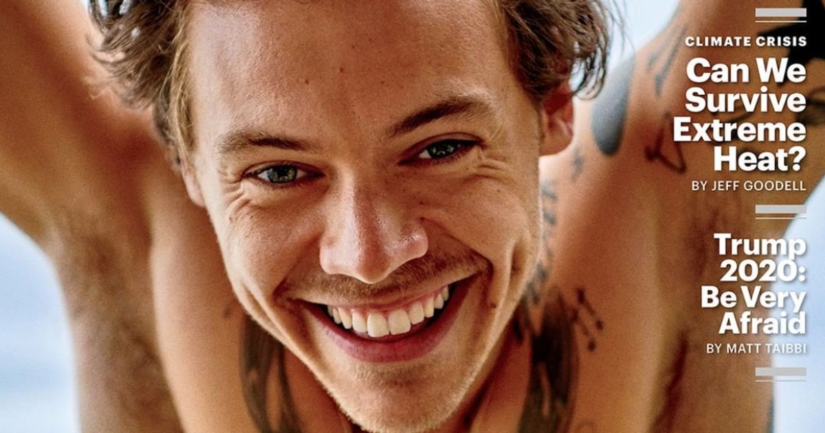 Harry Styles Rolling Stone Cover Has Got Everyone A Bit Hot And Bothered Huffpost Uk