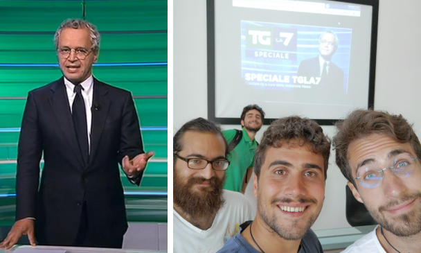 Maratona Mentana Come I Mondiali Maxi Schermo Per Seguire Lo Speciale Crisi Di Governo A Bari L Huffpost
