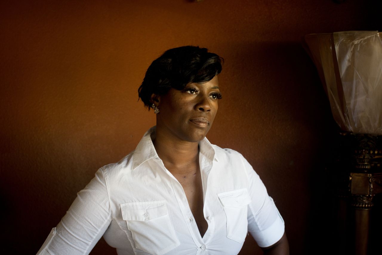 Crystal Mason, 44, photographed in her home in Rendon, Texas.