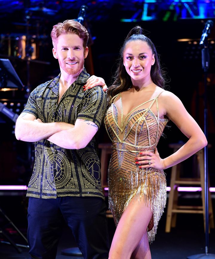 Neil Jones, here with ex-wife Katya, is rumoured to have been promoted this year