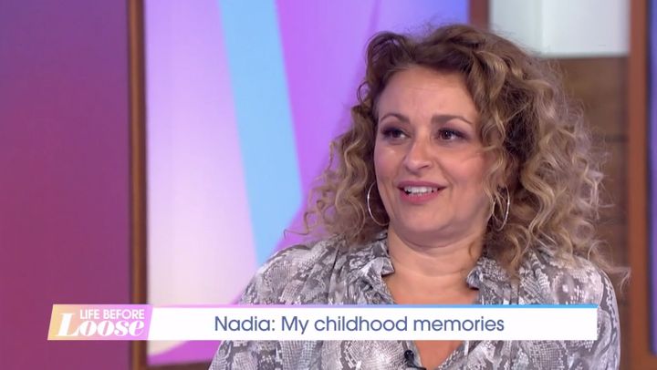 Nadia discussed her relationship with her sister on Loose Women this week