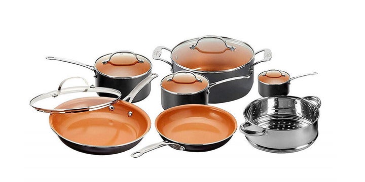 Gotham Steel Diamond 12 Piece Cookware Set, Non