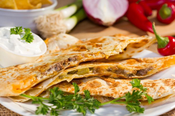 Quesadillas, like this simple one from YummyLunchClub.ca, make a great lunch.