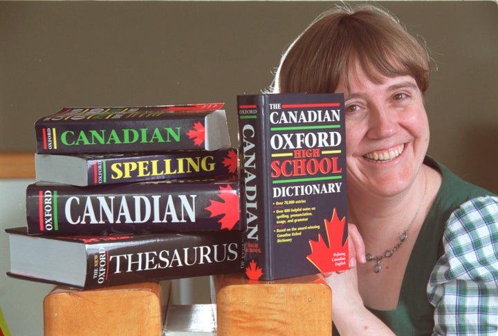 A new version of the Oxford Canadian English dictionary is probably never going to happen. The Canadian OED published two editions, before Oxford disbanded its Canadian team, led by lexicographer Katherine Barber (pictured above), in 2008.