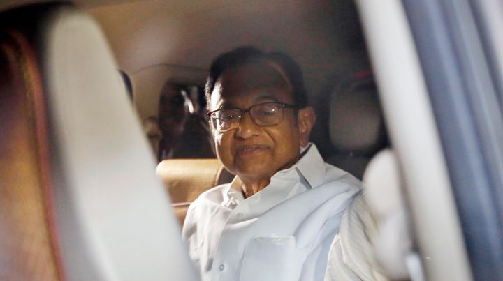 CBI officials take away Congress leader and former Union Minister P Chidambaram from his residence, on August 21, 2019 in New Delhi.