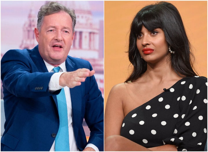 Piers Morgan and Jameela Jamil