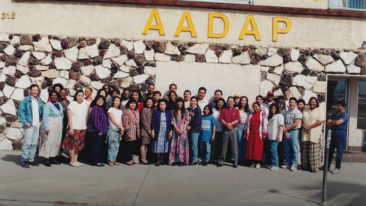 The staff of AADAP in the mid-1990s.