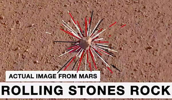 ONLY ROCK â€˜Nâ€™ ROLL: NASA Names Unique Martian Stone For The Rolling Stones