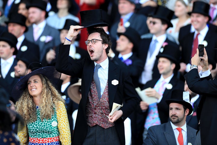 A visitor at Royal Ascot