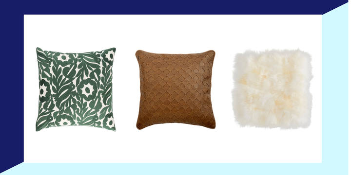 Refresh your space for less with pillow and cushion covers.