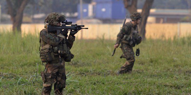 Centrafrique: les soldats français sur le qui-vive à Bangui, 5 soldats tchadiens