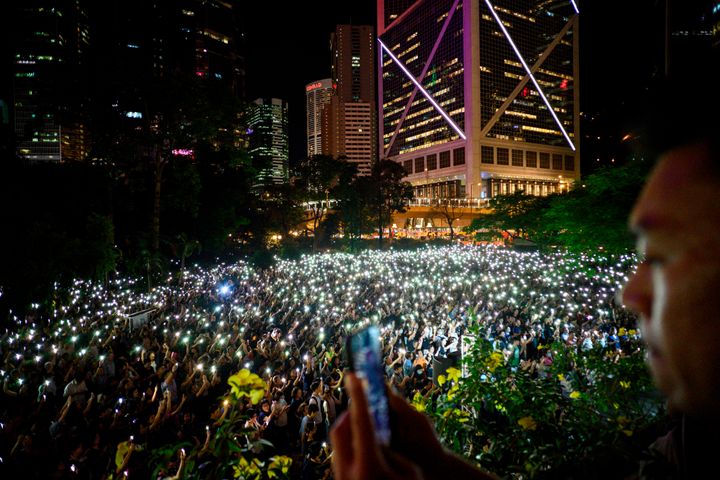 香港の「人間の鎖」