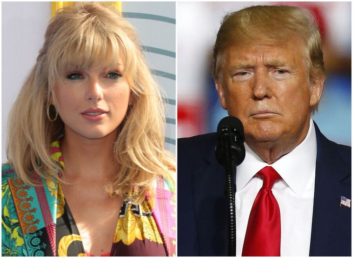 Taylor Swift isn't a fan of the US President.