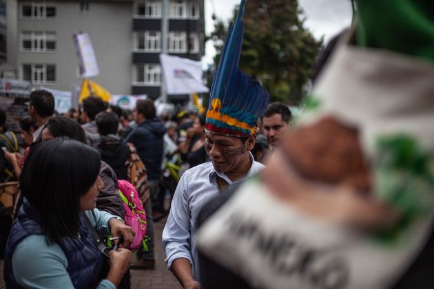 Διαδήλωση διαμαρτυρίας για την κλιματική αλλαγή στην Μπογκότα της Κολομβίας