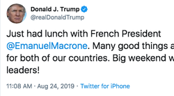 Cachondeo en Twitter por el error de Trump al mencionar a