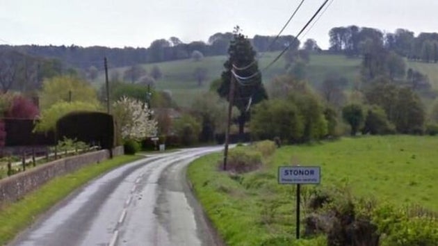 The aircraft crashed in a field near the village of Stonor.